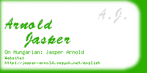 arnold jasper business card